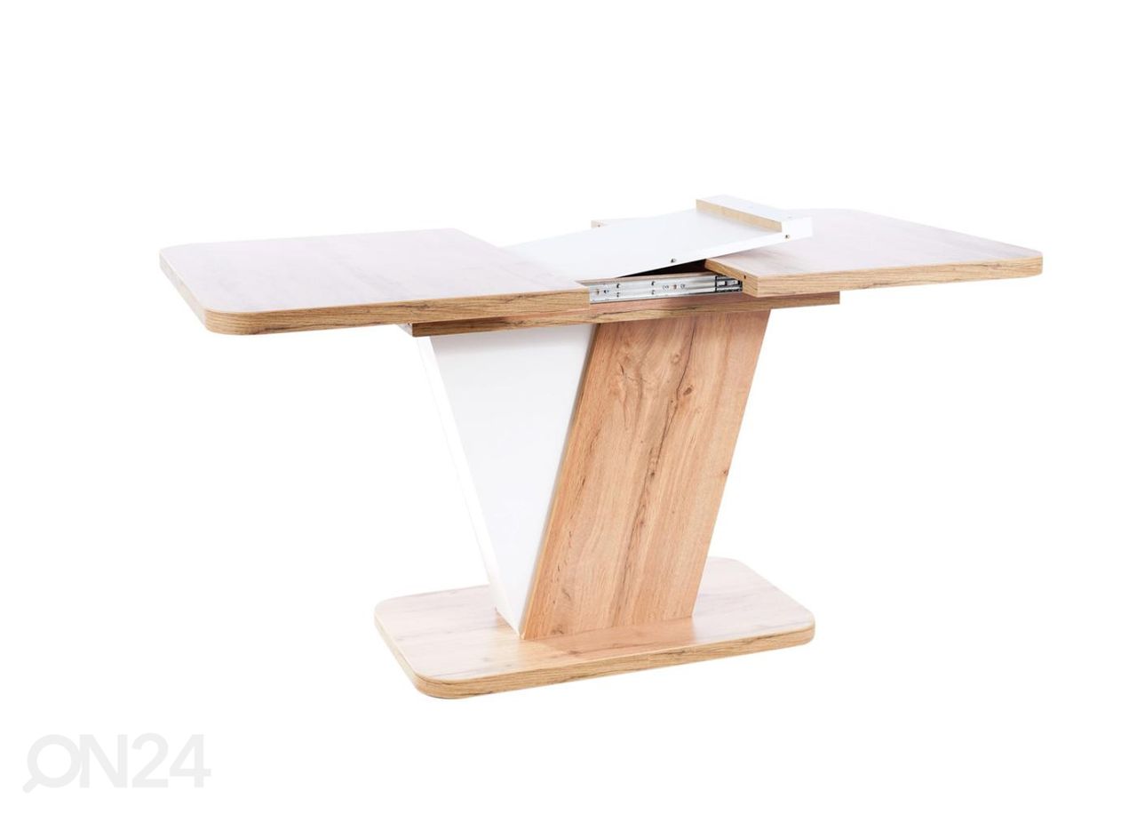 Jatkettava ruokapöytä 80x120-160 cm kuvasuurennos