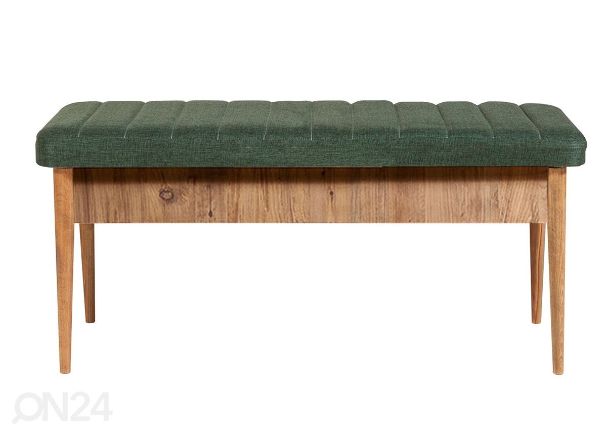 Jatkettava ruokapöytä 80x130-165 cm + 2 tuolia + 2 penkkiä kuvasuurennos