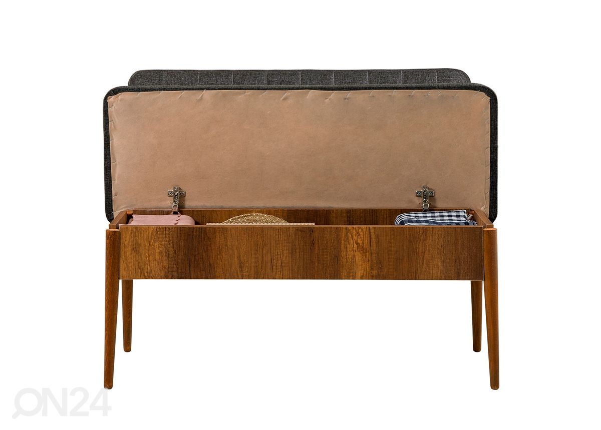 Jatkettava ruokapöytä 80x130-165 cm + 2 tuolia + 2 penkkiä kuvasuurennos
