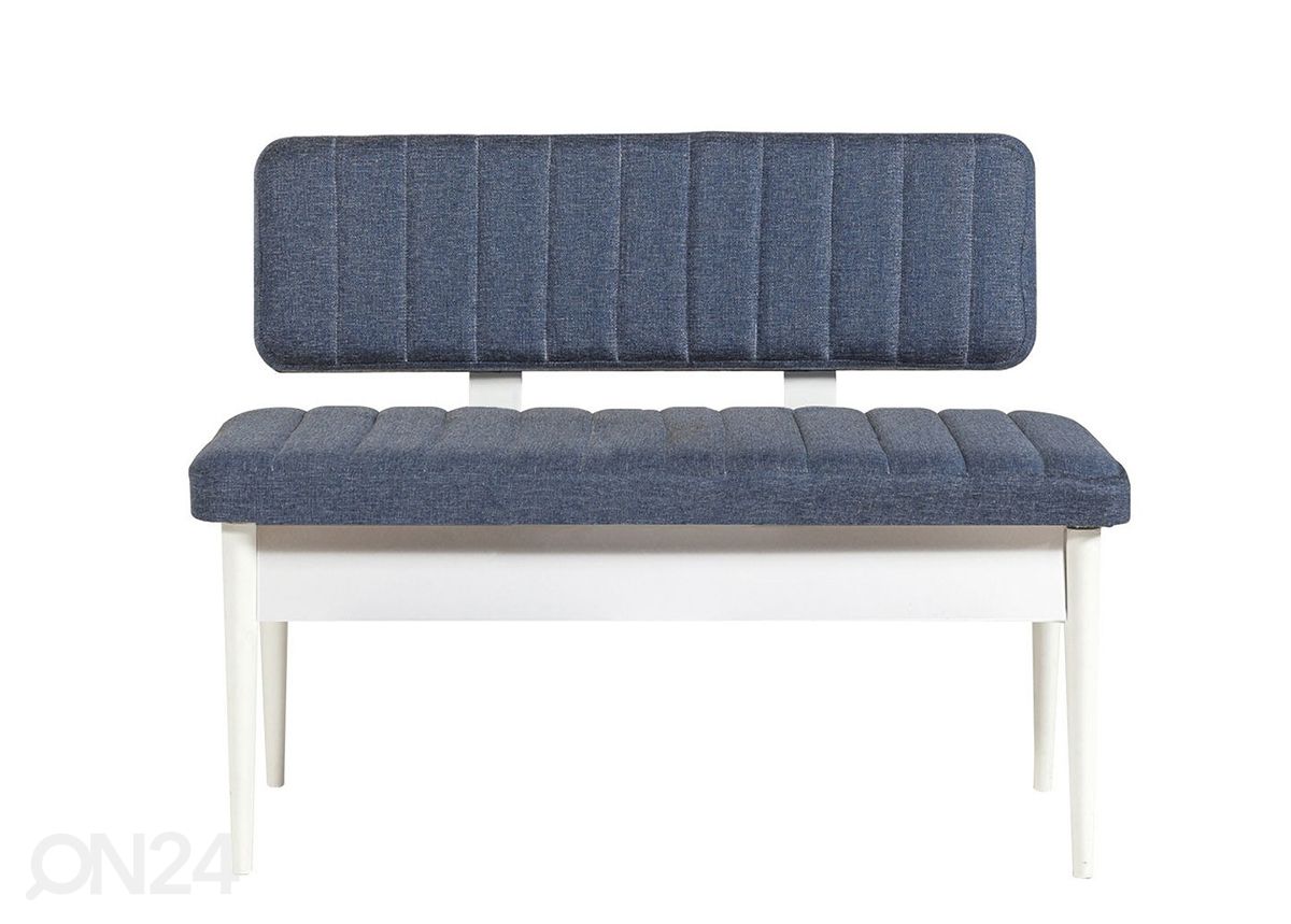 Jatkettava ruokapöytä 80x130-165 cm + 2 tuolia + 2 penkkiä kuvasuurennos