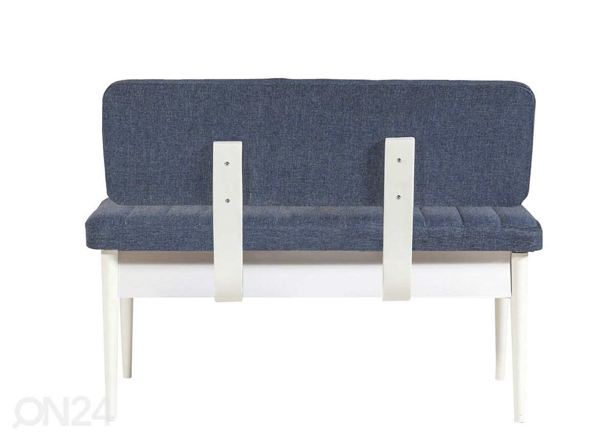 Jatkettava ruokapöytä 80x130-165 cm + 2 tuolia + 2 penkkiä kuvasuurennos