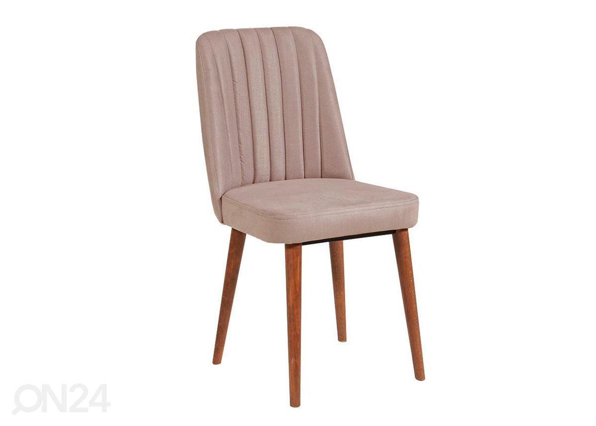 Jatkettava ruokapöytä 80x130-165 cm + 2 tuolia + 2 penkkiä kuvasuurennos