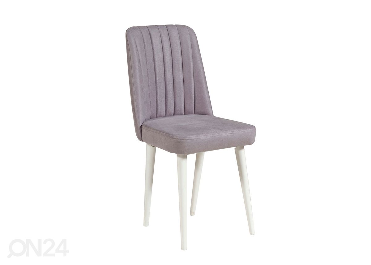 Jatkettava ruokapöytä 80x130-165 cm + 2 tuolia + 2 penkkiä kuvasuurennos