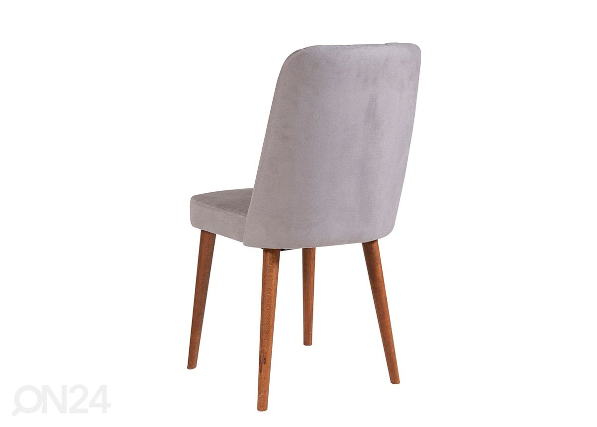 Jatkettava ruokapöytä 80x130-165 cm + 2 tuolia + 2 penkkiä kuvasuurennos
