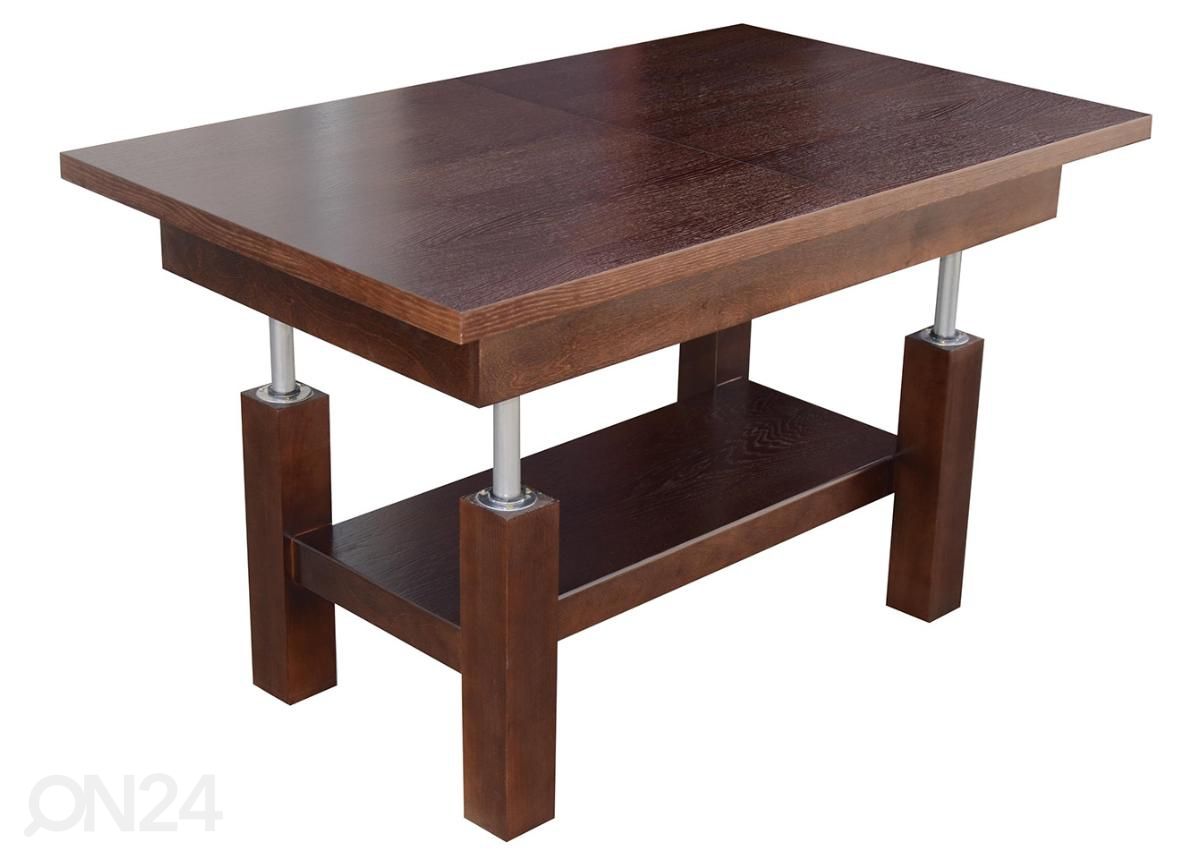 Jatkettava ruokapöytä 80x130-170 cm + 4 tuolia kuvasuurennos