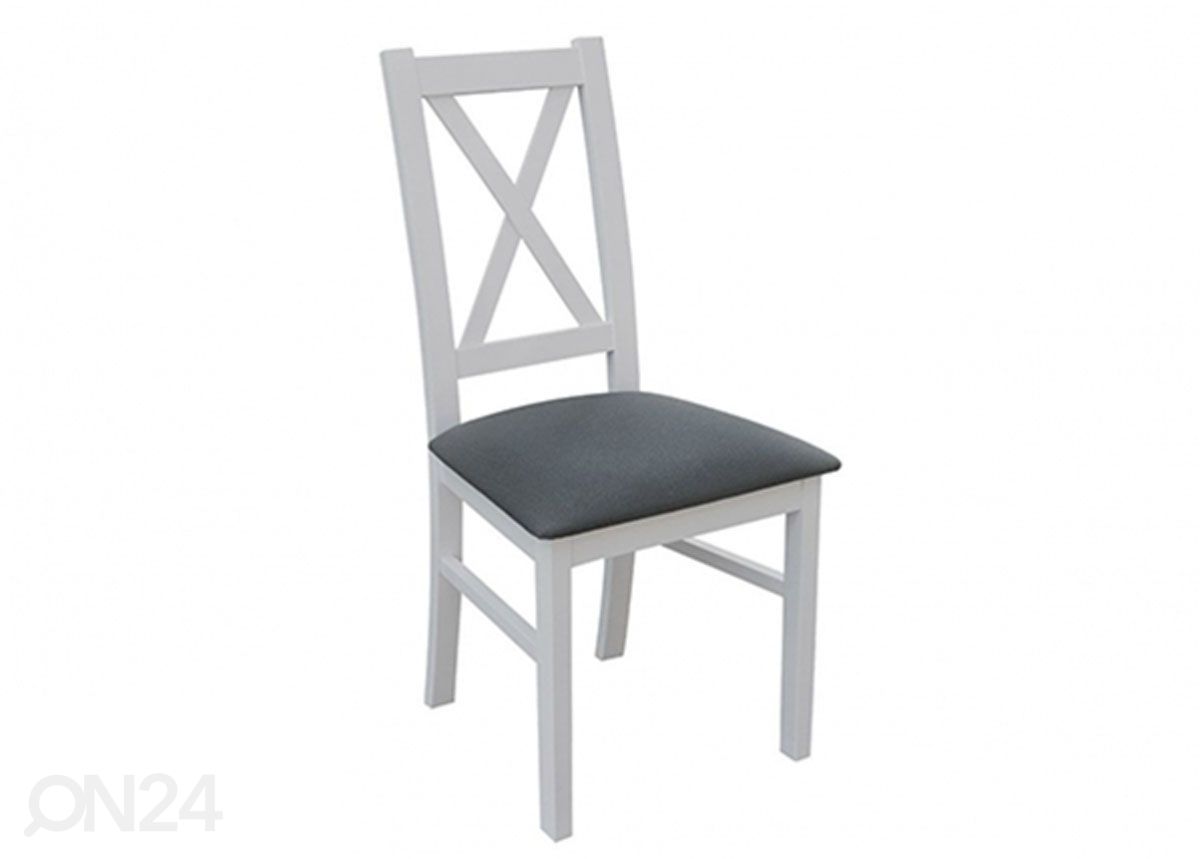 Jatkettava ruokapöytä 80x160-200 cm + 6 tuolia kuvasuurennos