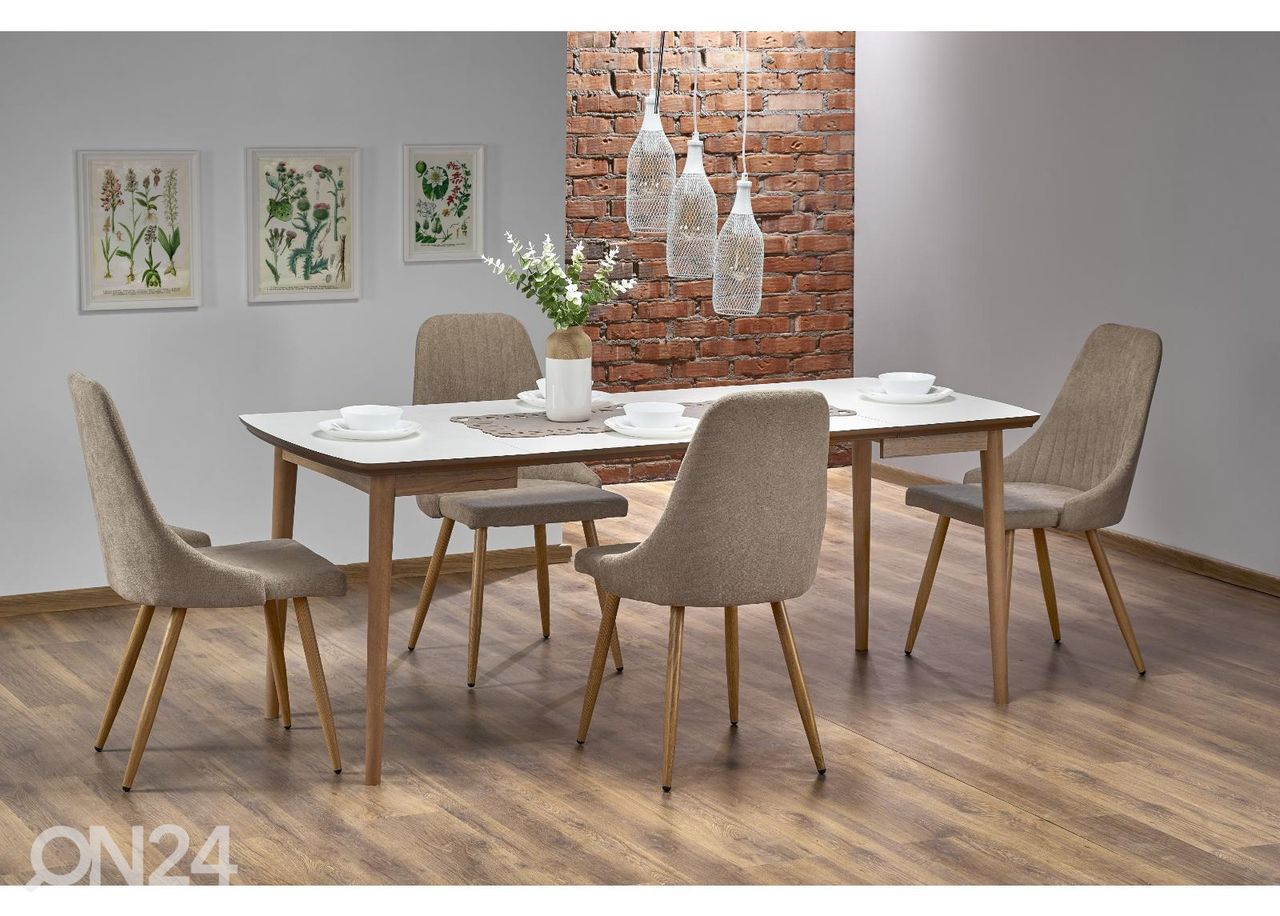 Jatkettava ruokapöytä 90/190x80 cm kuvasuurennos