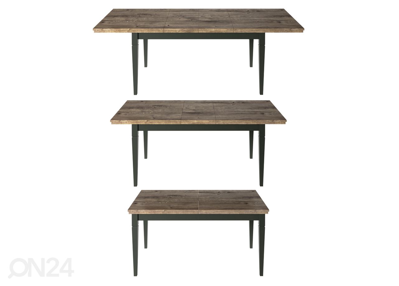 Jatkettava ruokapöytä 90x160-240 cm kuvasuurennos