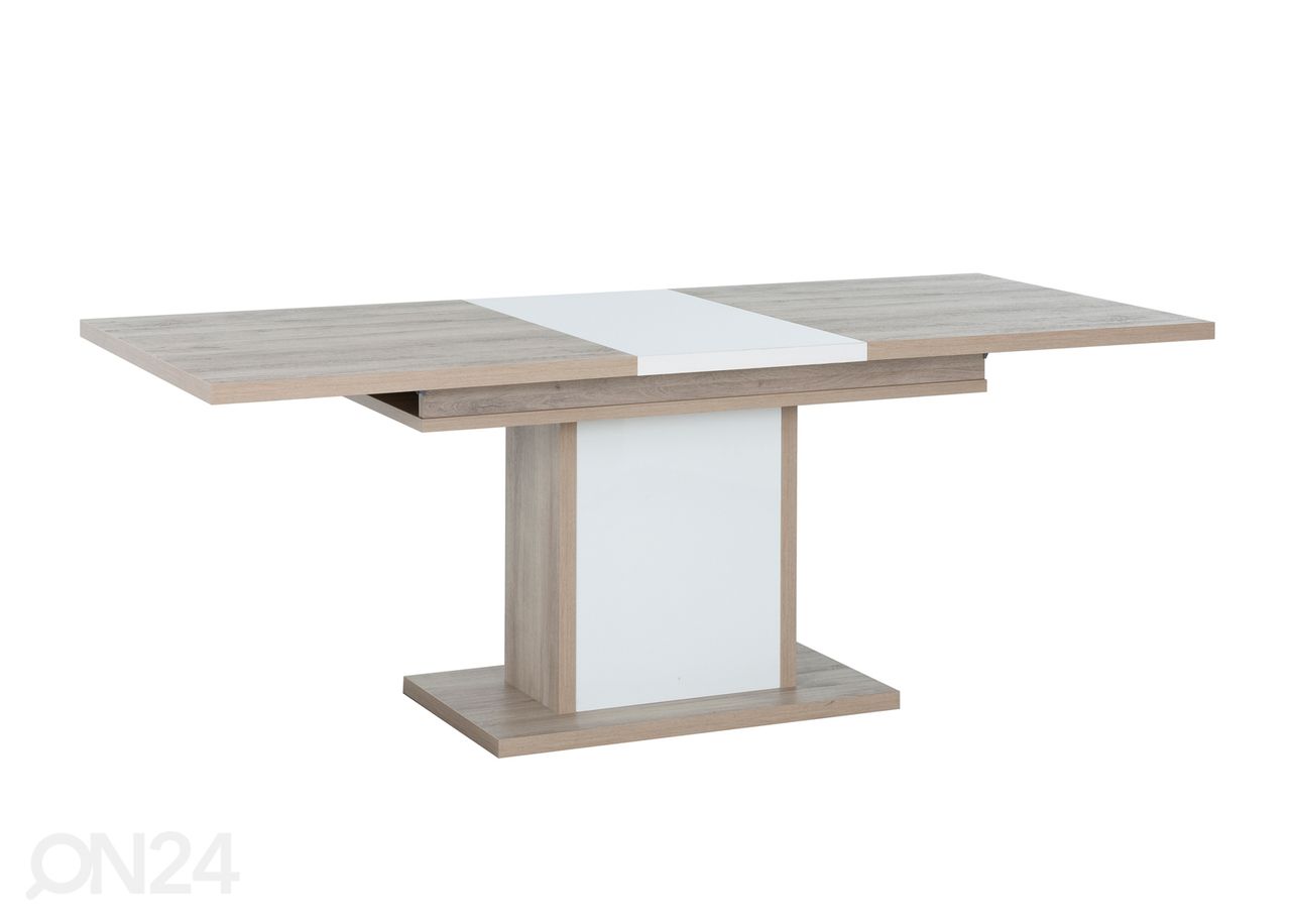 Jatkettava ruokapöytä Aston 160-208x90 cm kuvasuurennos