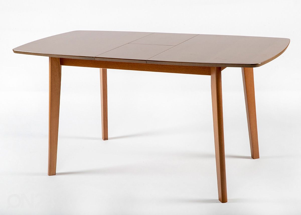 Jatkettava ruokapöytä Bari 80x120-150 cm ja 4 tuolia MODENA, pähkinä kuvasuurennos