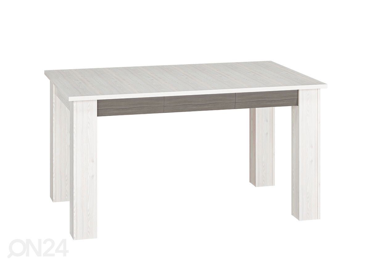 Jatkettava ruokapöytä Bianca 76x101/141/181cm kuvasuurennos