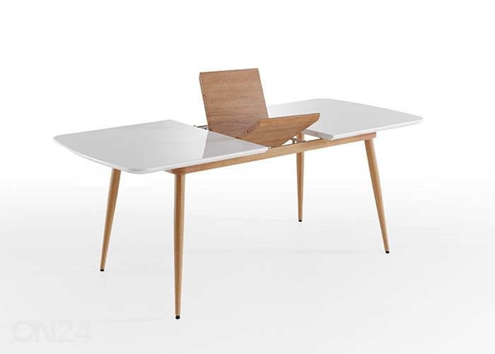 Jatkettava ruokapöytä Bozen 160-200x90 cm kuvasuurennos