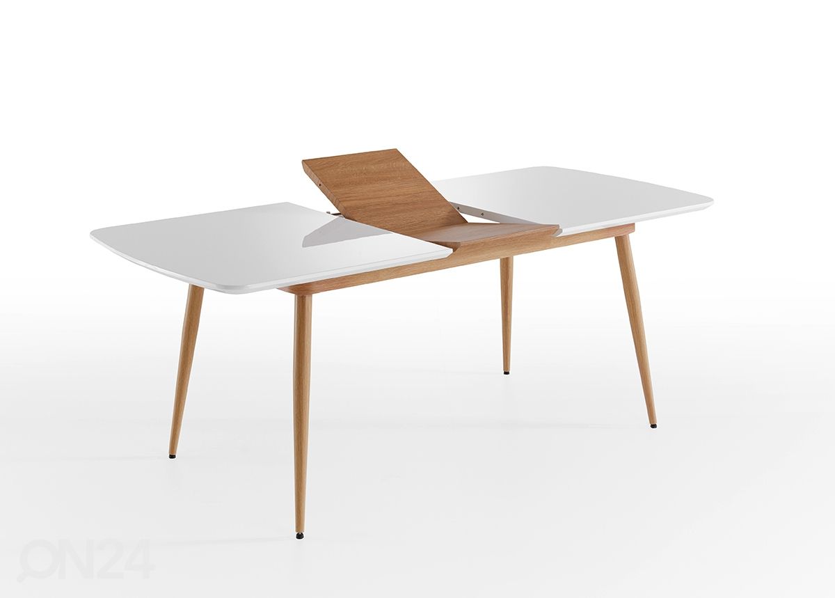 Jatkettava ruokapöytä Bozen 160-200x90 cm kuvasuurennos