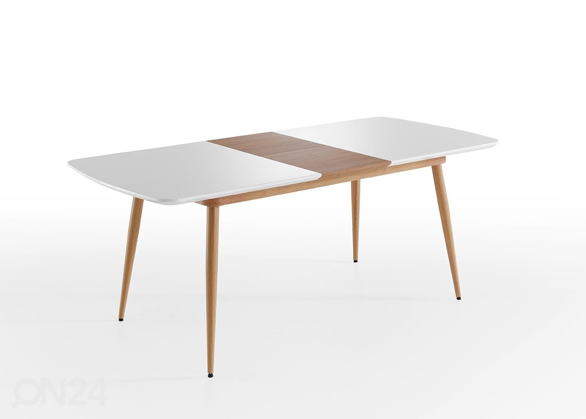Jatkettava ruokapöytä Bozen 160-200x90 cm kuvasuurennos