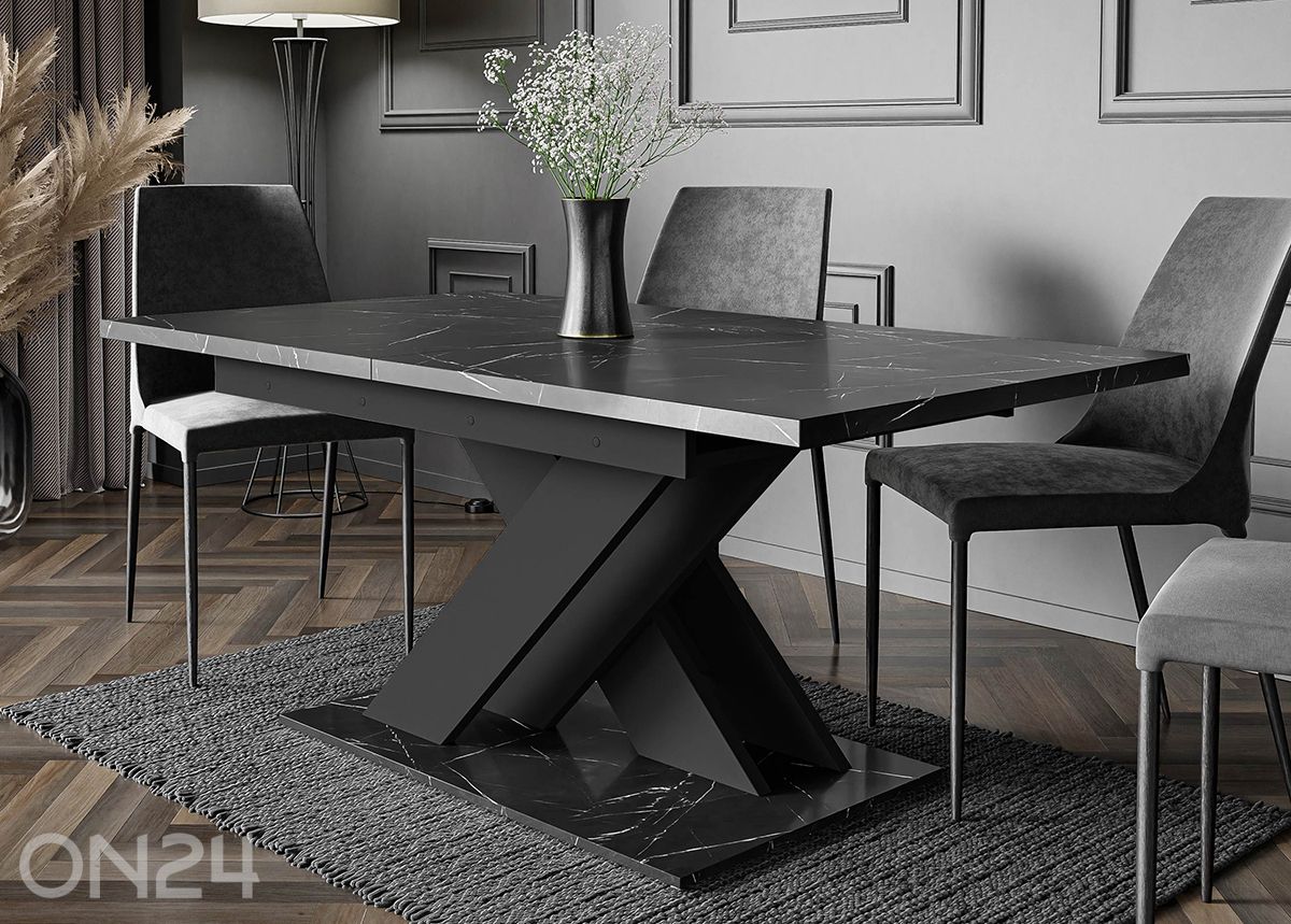 Jatkettava ruokapöytä Bronx 80x140/180 cm kuvasuurennos