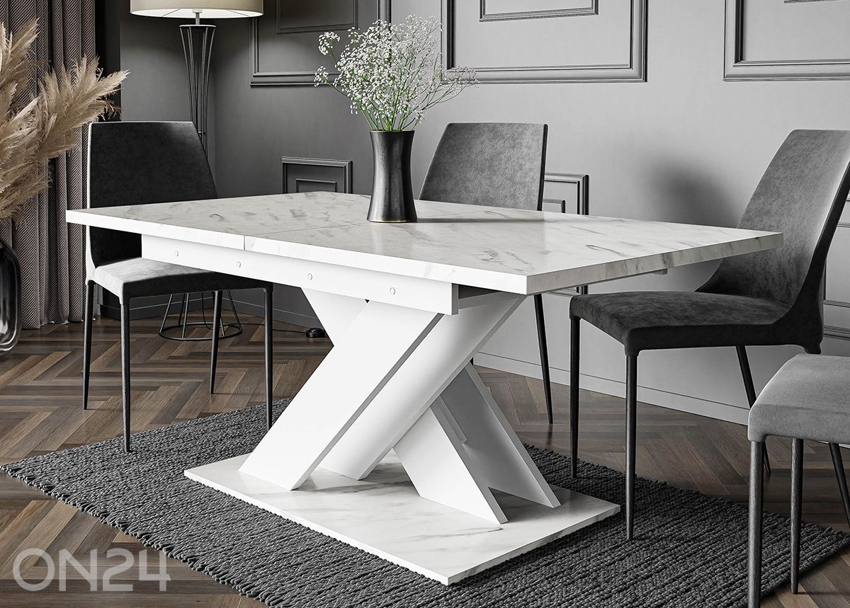 Jatkettava ruokapöytä Bronx 80x140/180 cm kuvasuurennos