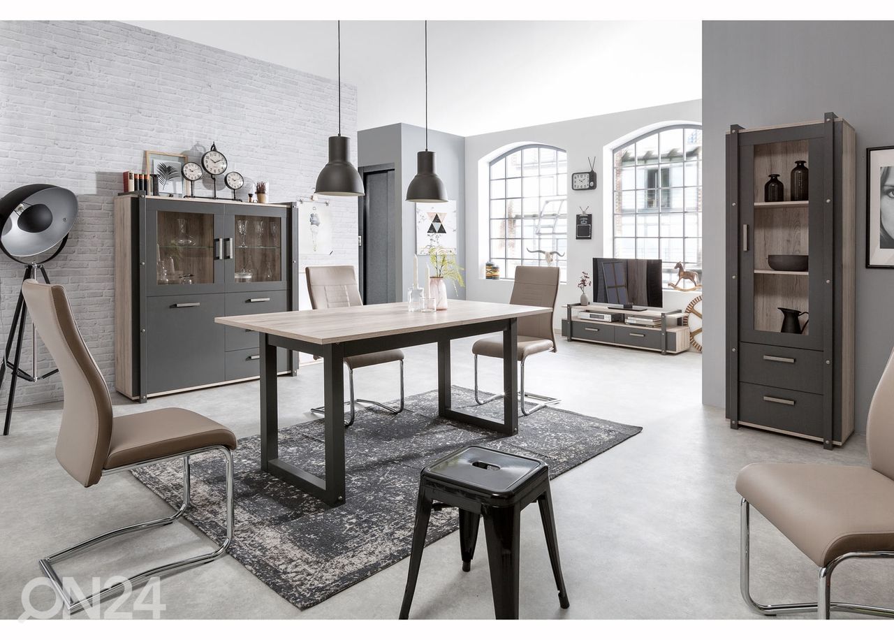 Jatkettava ruokapöytä Broolkyn 160-200x90 cm kuvasuurennos