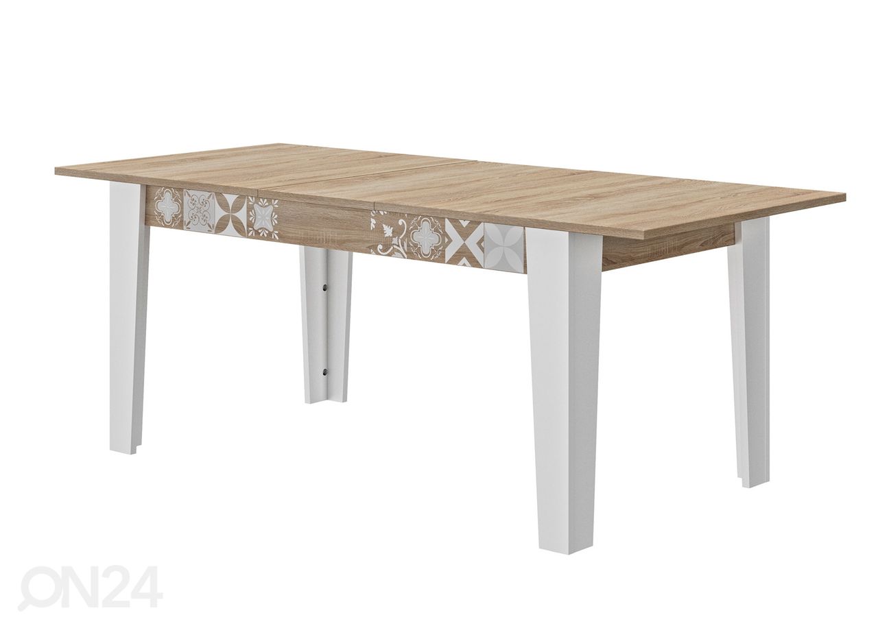Jatkettava ruokapöytä CHLOE 160/200x90 cm kuvasuurennos