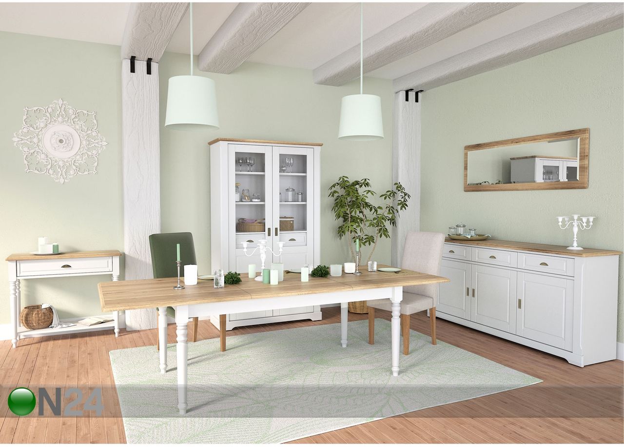 Jatkettava ruokapöytä Cottage 180-260x100 cm kuvasuurennos