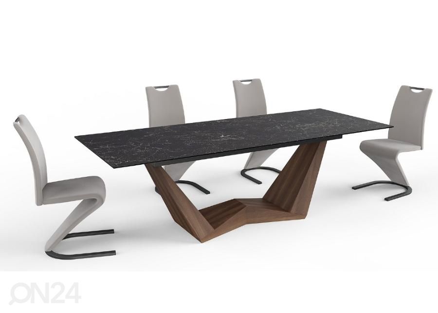 Jatkettava ruokapöytä Ferruccio 200-250x98 cm kuvasuurennos