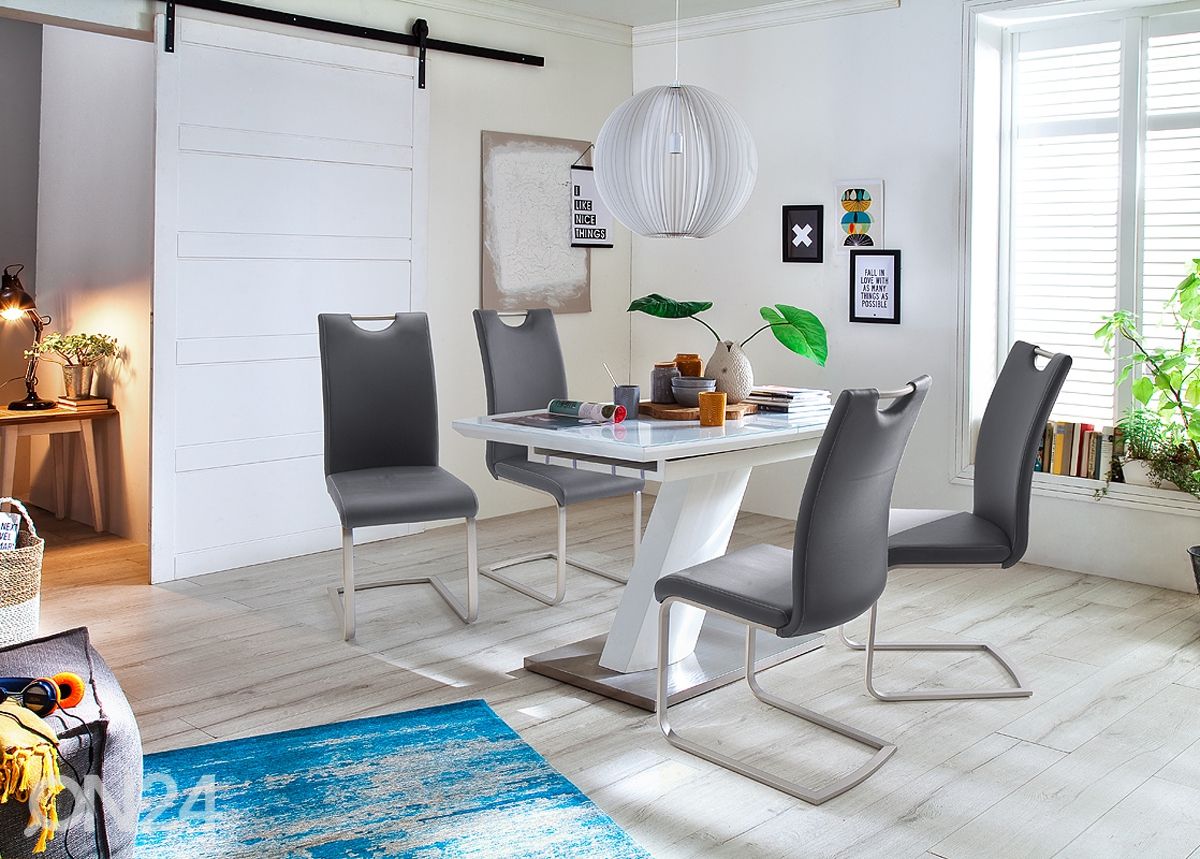 Jatkettava ruokapöytä Galina 120-160x80 cm kuvasuurennos