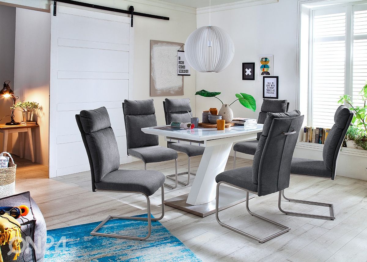 Jatkettava ruokapöytä Galina 120-160x80 cm kuvasuurennos