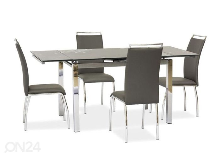 Jatkettava ruokapöytä Gdansk 74x110-170 cm kuvasuurennos