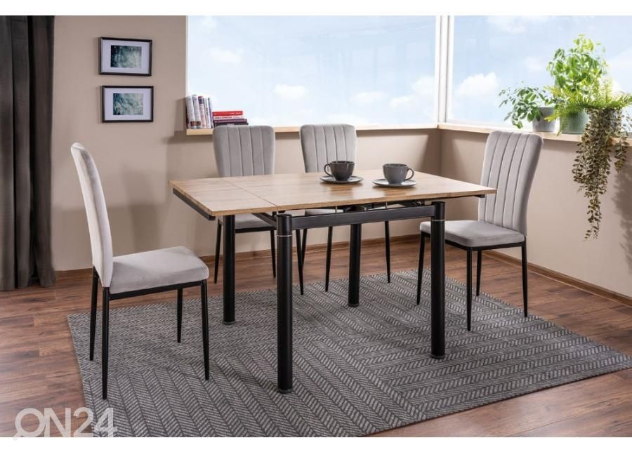 Jatkettava ruokapöytä Gdansk 80-131x80 cm kuvasuurennos