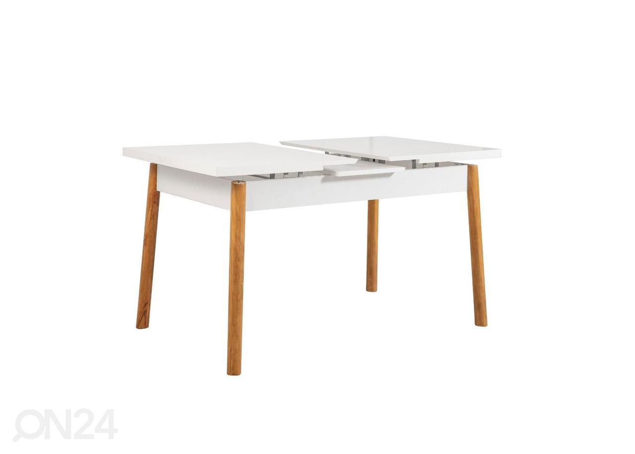 Jatkettava ruokapöytä Juta 120-150x75 cm kuvasuurennos