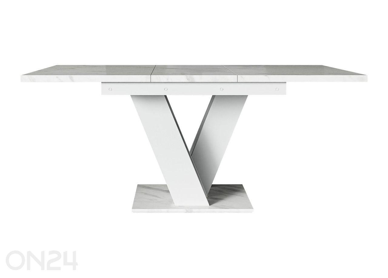 Jatkettava ruokapöytä Mas 80x120/160 cm kuvasuurennos