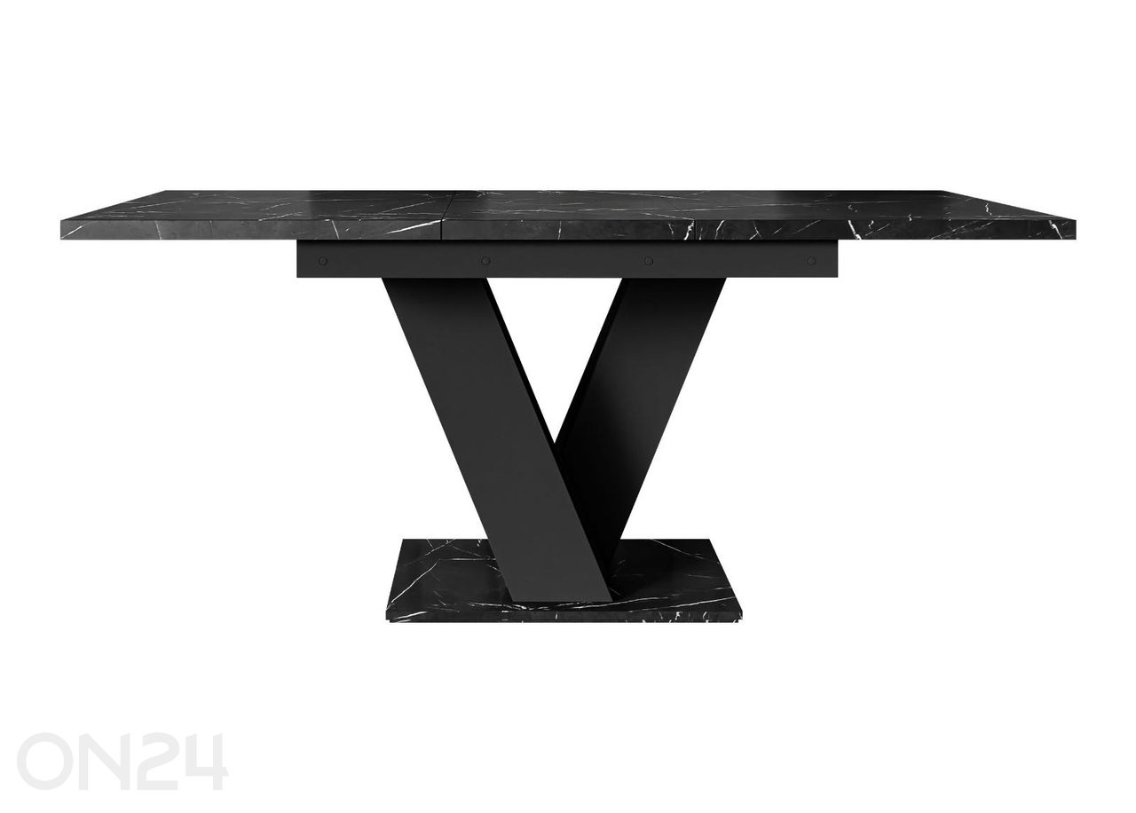 Jatkettava ruokapöytä Mas 80x120/160 cm kuvasuurennos