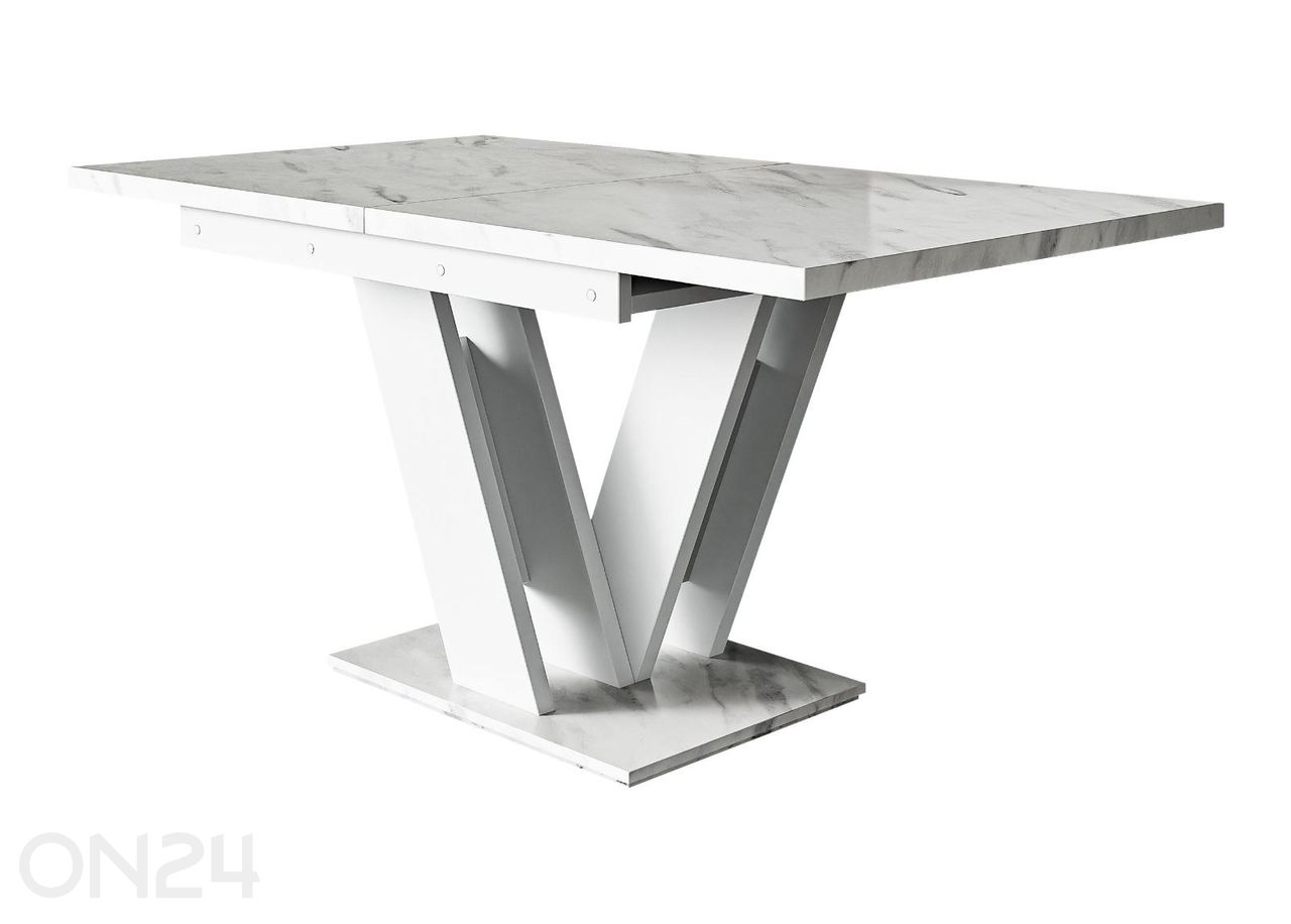 Jatkettava ruokapöytä Mas 80x120/160 cm kuvasuurennos