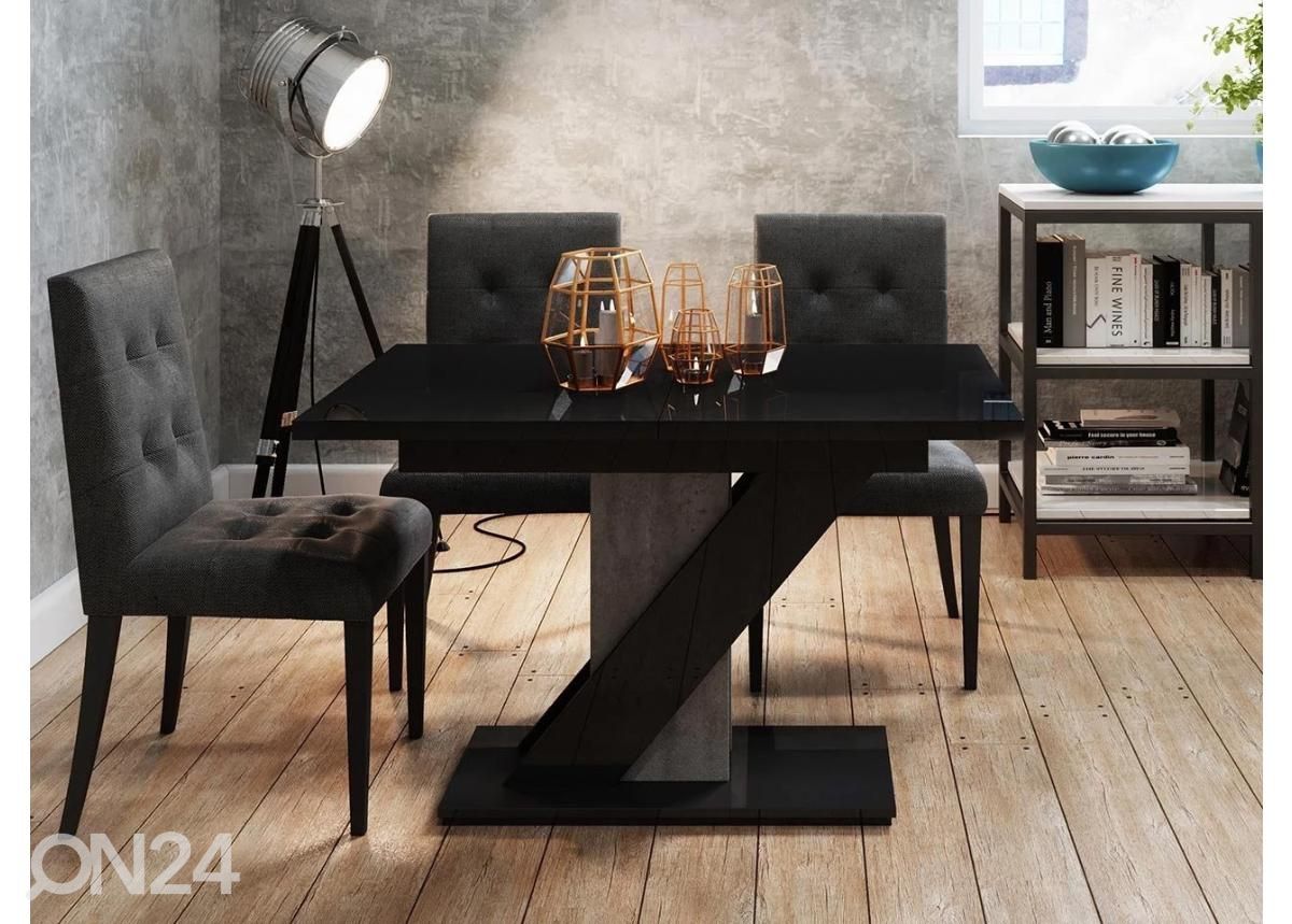 Jatkettava ruokapöytä Megan 80x120-160 cm kuvasuurennos
