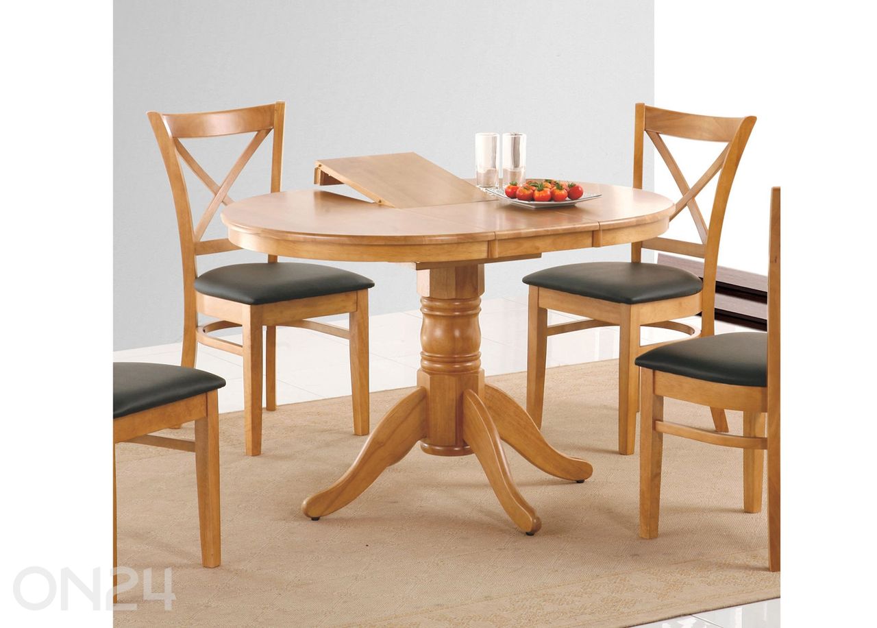 Jatkettava ruokapöytä MIX & MATCH 90x90+30 cm kuvasuurennos