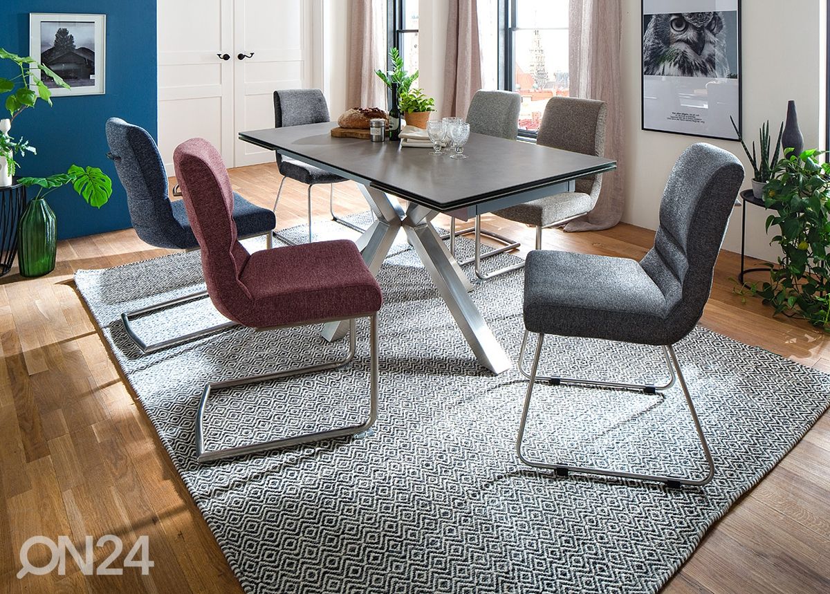 Jatkettava ruokapöytä Nagano 160-240x90 cm kuvasuurennos