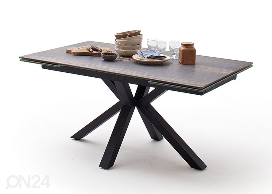Jatkettava ruokapöytä Nagano 160-240x90 cm kuvasuurennos