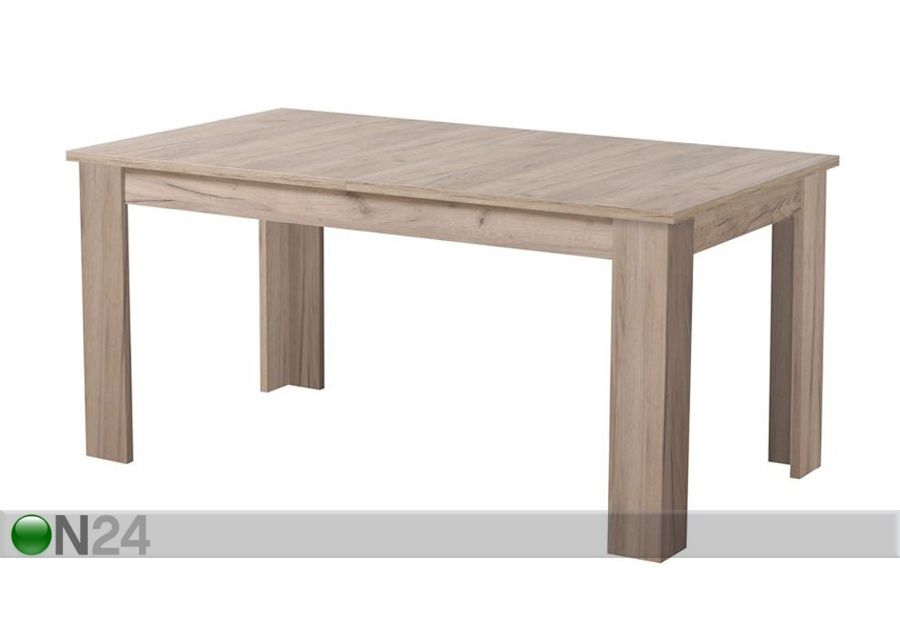 Jatkettava ruokapöytä Oscar 160-200x90 cm kuvasuurennos