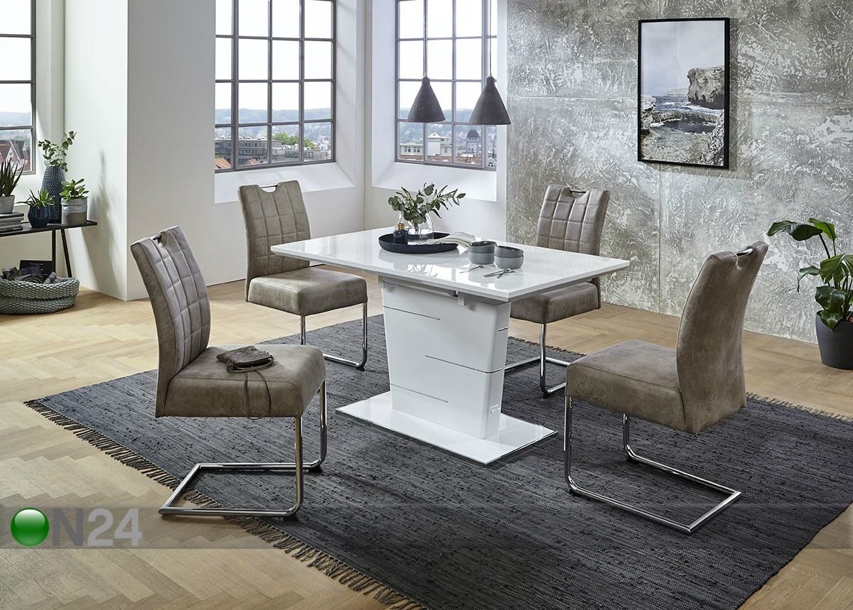 Jatkettava ruokapöytä Sila 80x140-180 cm kuvasuurennos