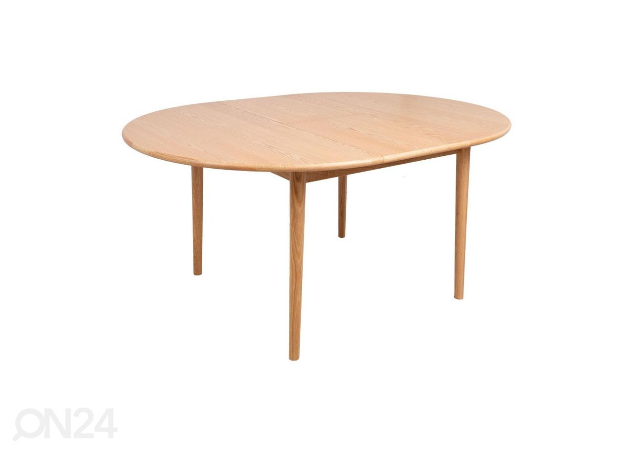 Jatkettava ruokapöytä Troyes Ø 100-132 cm kuvasuurennos