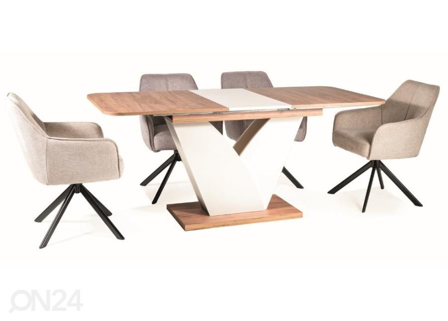 Jatkettava ruokapöytä Vitharr 140-180x80 cm kuvasuurennos