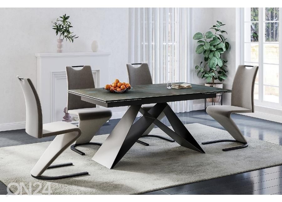 Jatkettava ruokapöytä West 160-240x90 cm kuvasuurennos