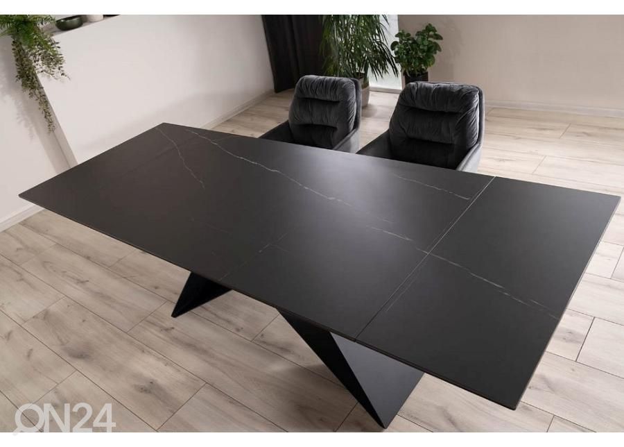 Jatkettava ruokapöytä West 160-240x90 cm kuvasuurennos