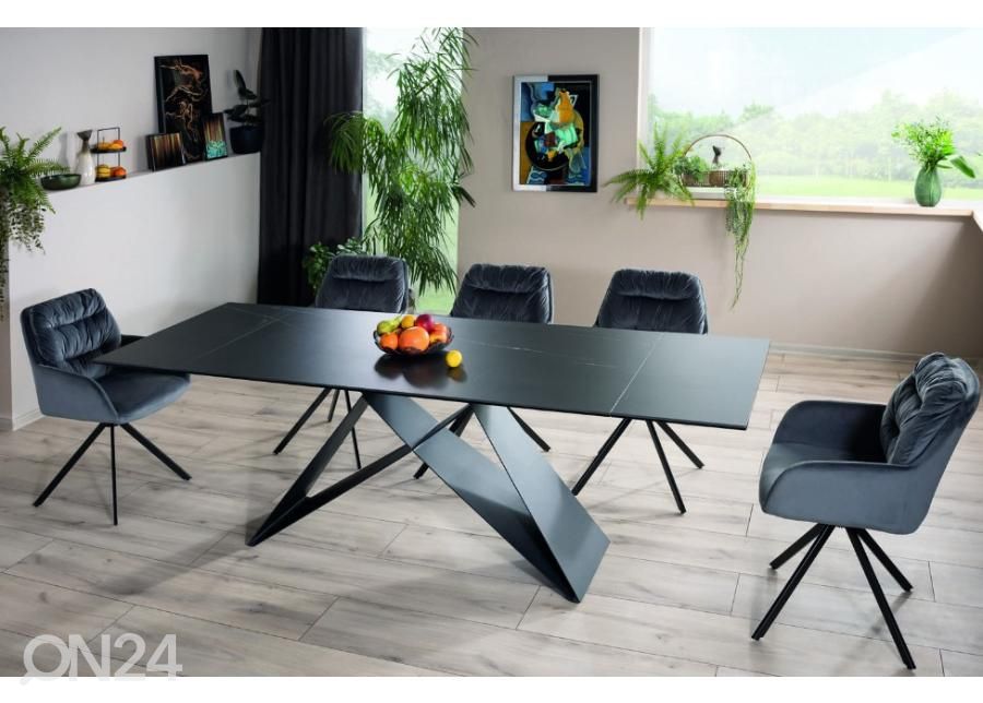 Jatkettava ruokapöytä West 160-240x90 cm kuvasuurennos