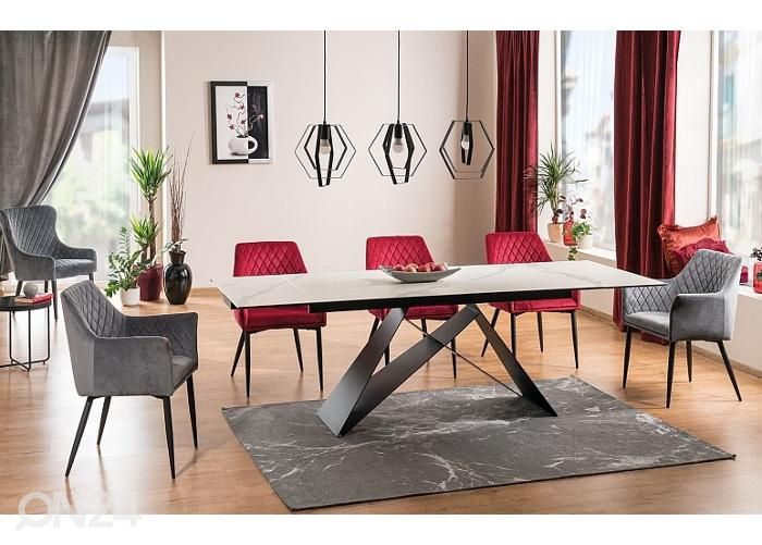 Jatkettava ruokapöytä West 180-260x90 cm kuvasuurennos