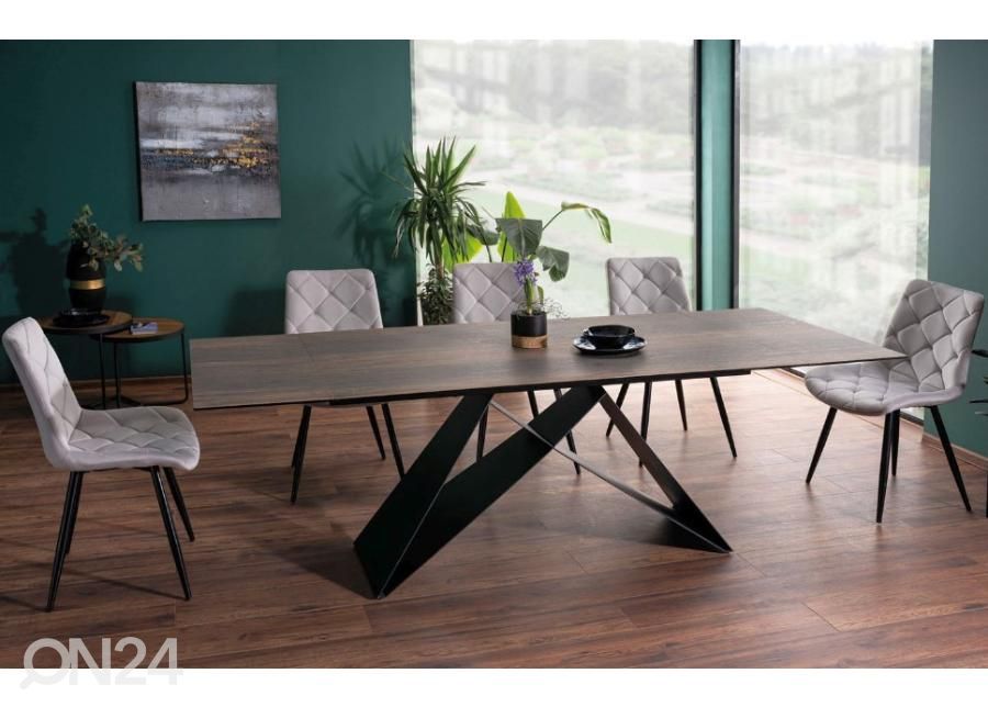 Jatkettava ruokapöytä West 180-260x90 cm kuvasuurennos