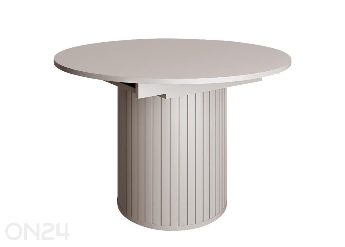 Jatkettava ruokapöytä Zante 120x120/160 cm kuvasuurennos