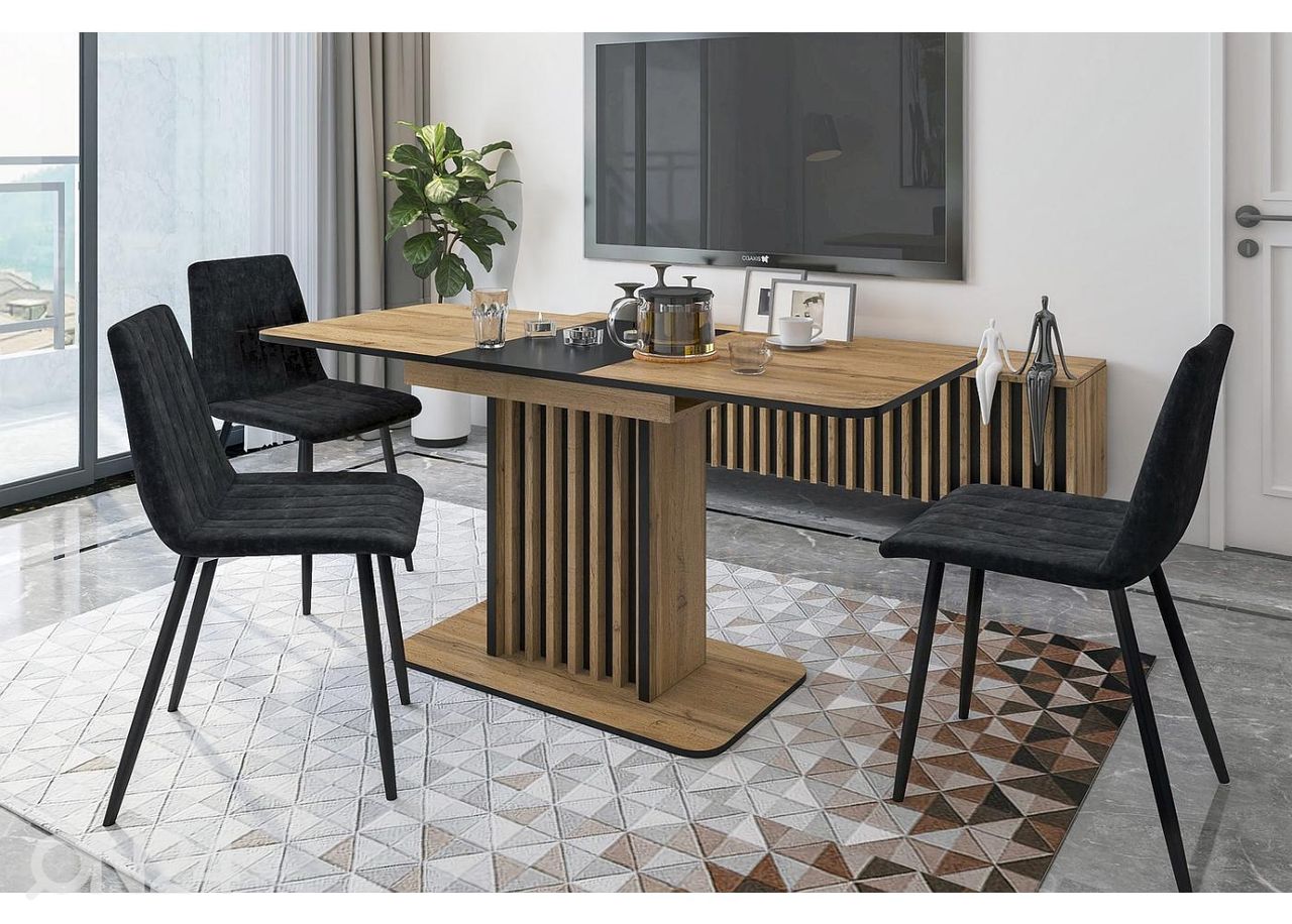 Jatkettava ruokapöytä Zenda 130-175x85 cm kuvasuurennos
