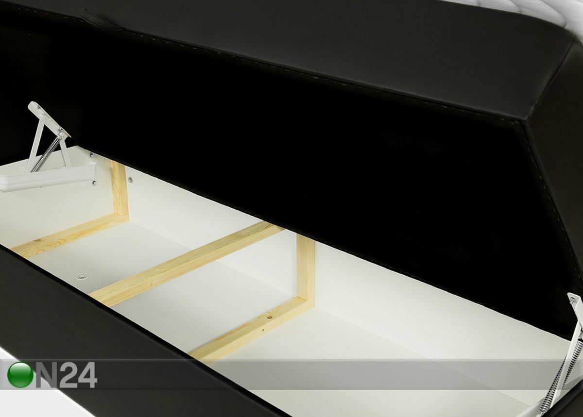 Jenkkisänky kahdella vuodevaatelaatikolla 200x200 cm kuvasuurennos