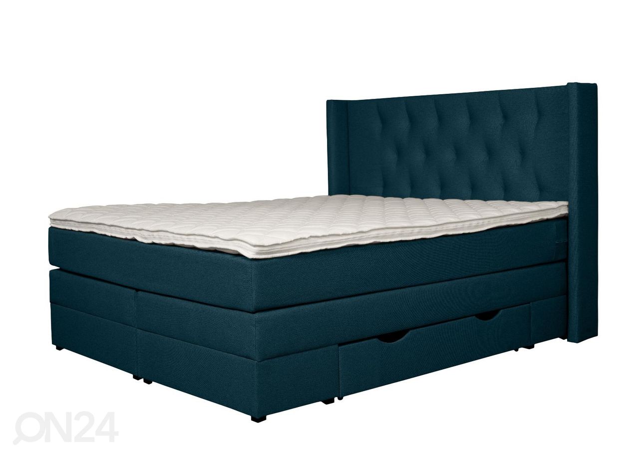 Jenkkisänky vuodevaatelaatikoilla Sanna 200x200 cm kuvasuurennos