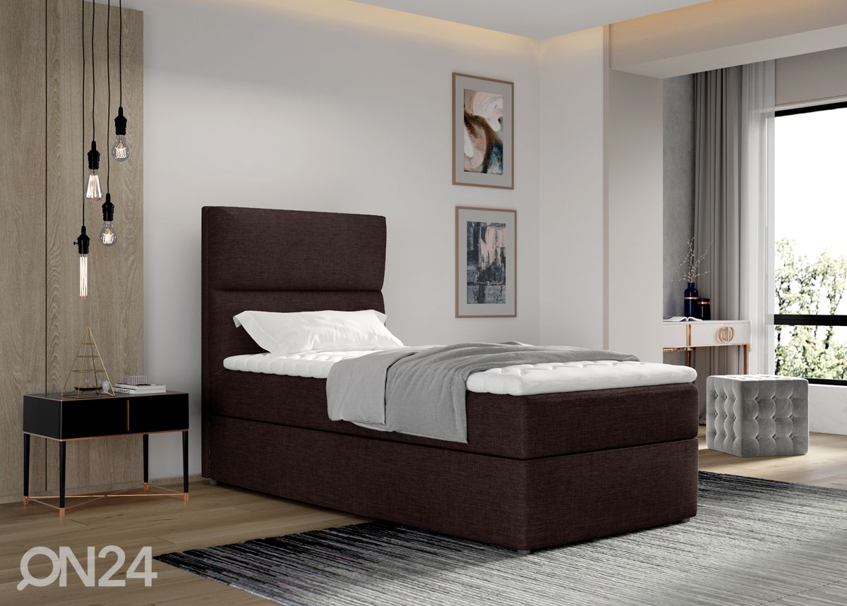 Jenkkisänky vuodevaatelaatikolla 90x200 cm kuvasuurennos